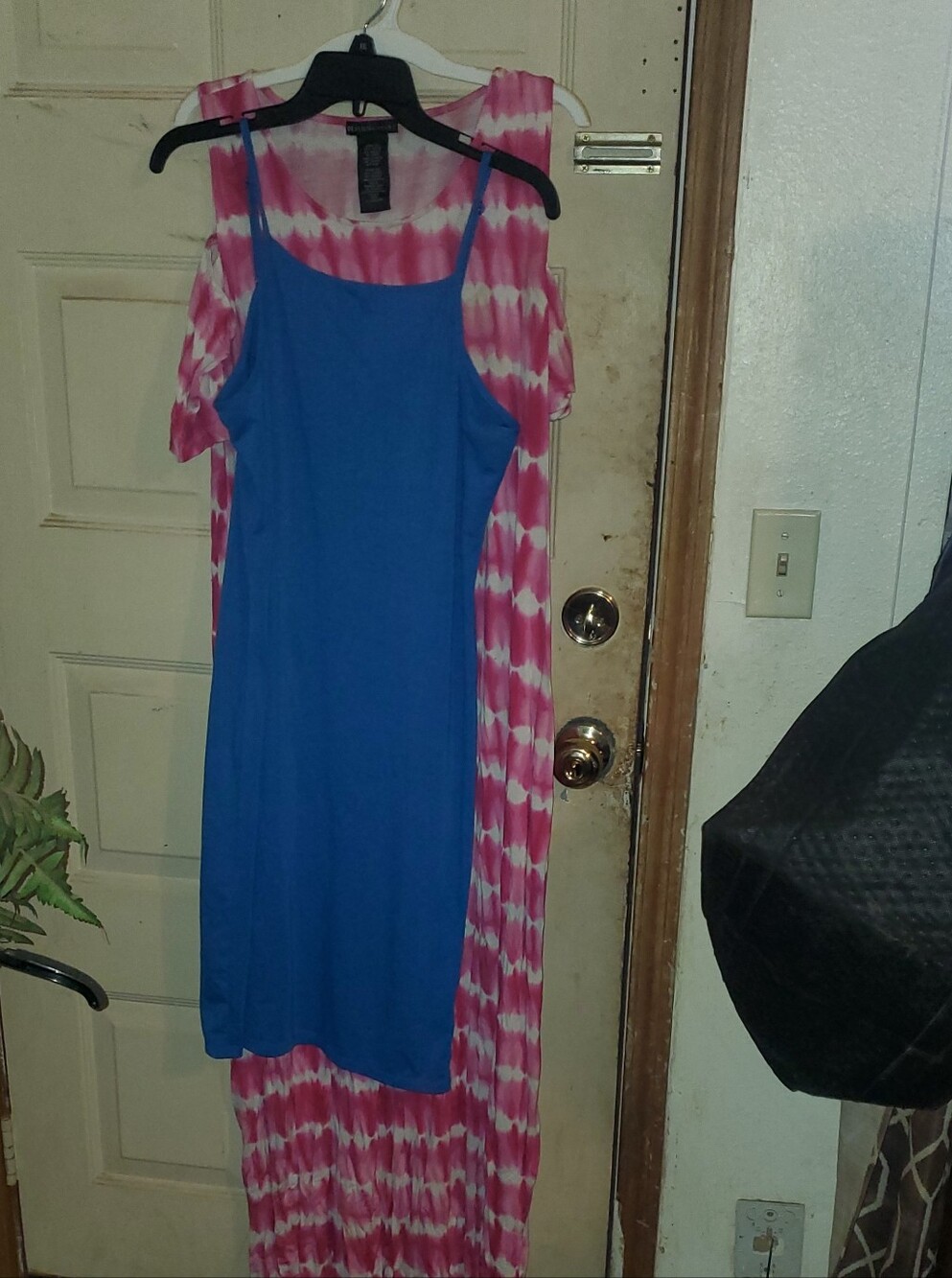 Absolutely Blue Spaghetti Strap & Pink Tye Dye Dress Bundle